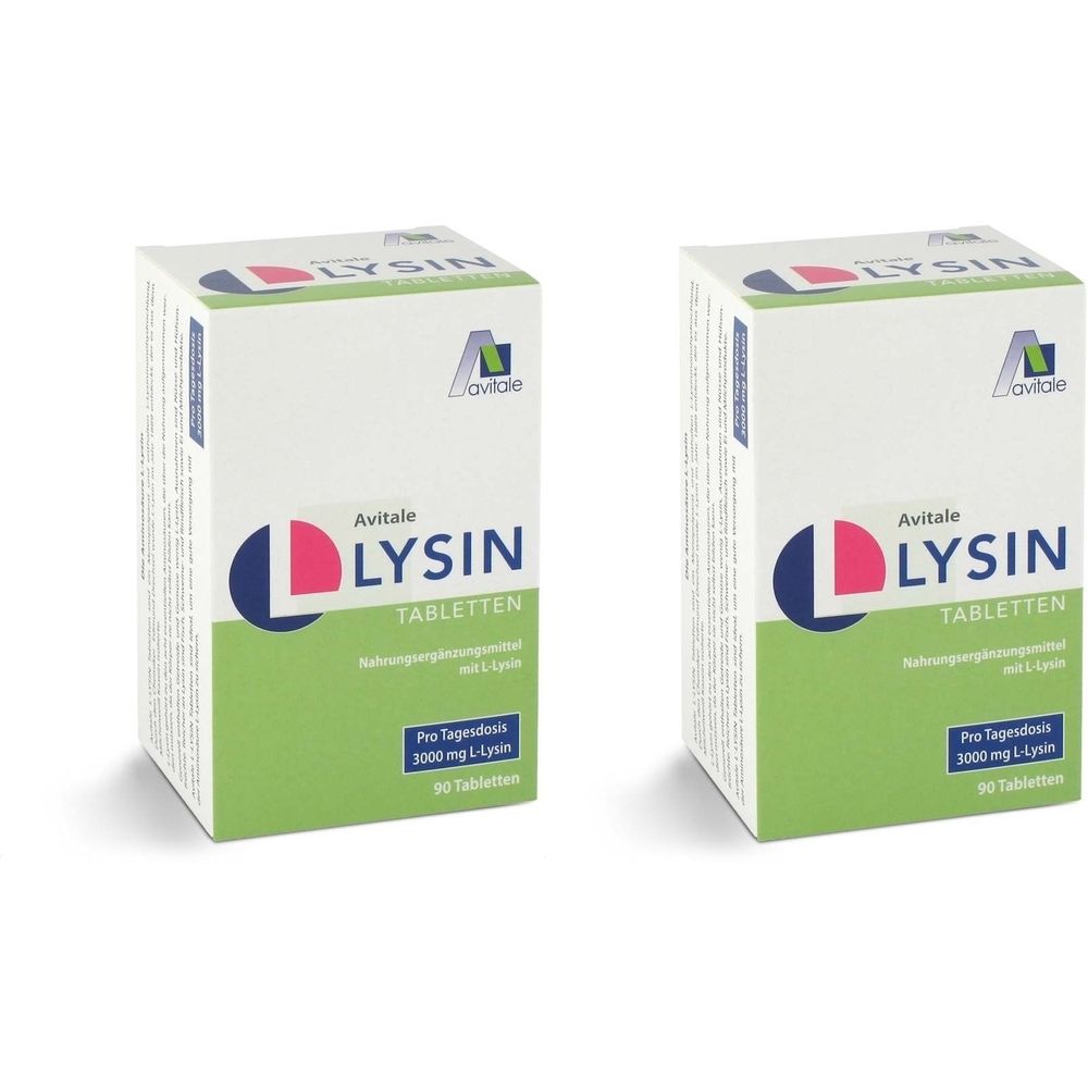 L-Lysin 750 mg Tabletten 2x 2x90 St