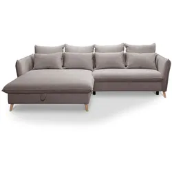 Exxpo by Gala Ecksofa mit Funktion Walker Cord Braun Cappuccino