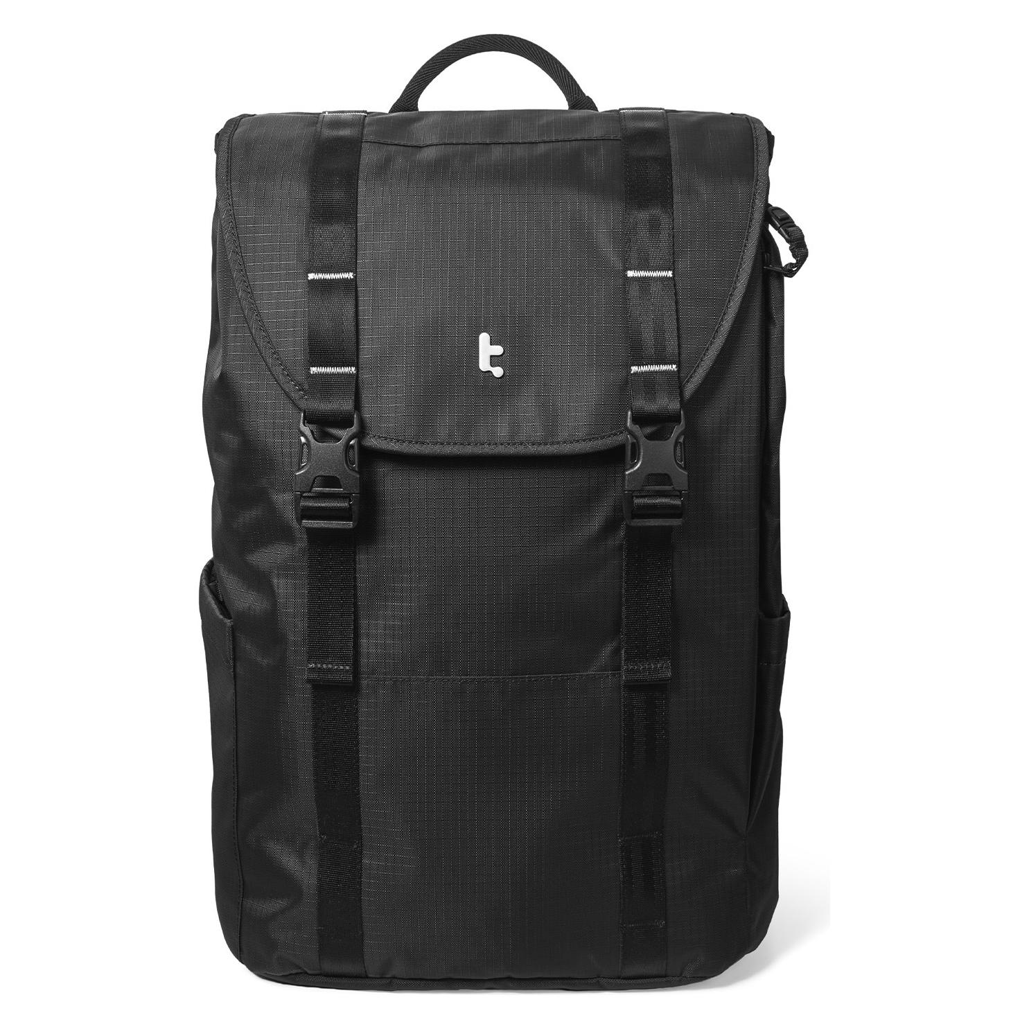 tomtoc VintPack TA1 Liteway Laptop-Rucksack, 22 l, schwarz (22 l) (TA1M1D3)