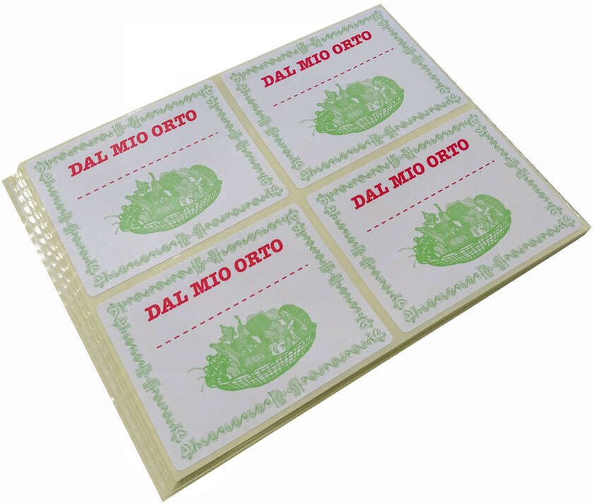 Polsinelli Etichette adesive "Dal mio orto" (100 pezzi)
