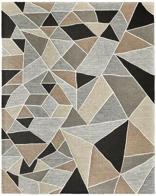 Grand Bazaar Wallace Hand Tufted Abstract Transitional Area Rug