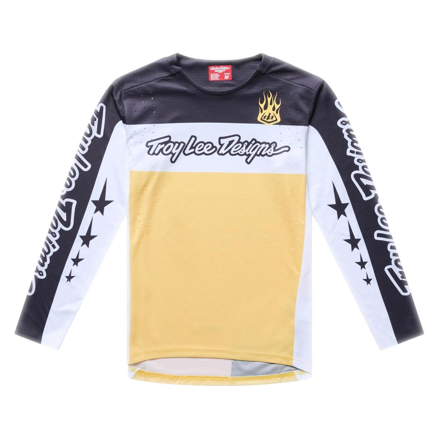 Troy Lee Designs Sprint Pro Jersey, YO Moto, butter, youth XL (XL) (315052015)