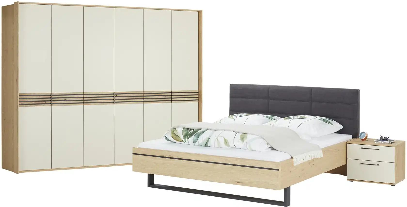 Höffner Komplett-Schlafzimmer  Cabrillo ¦ holzfarben