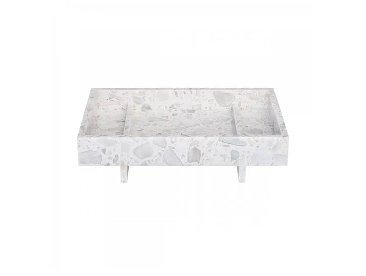 blomus Plateau marbre Abento 18x30 cm Nimbus cloud
