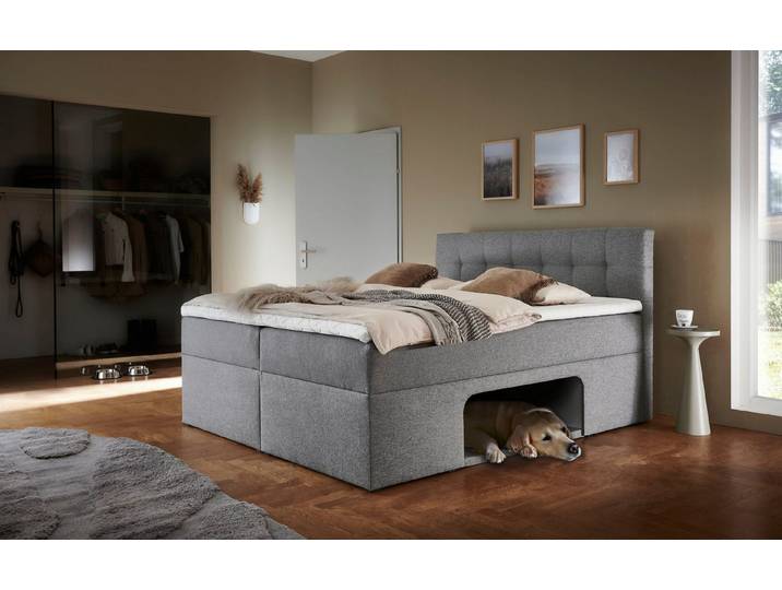 Home affaire Boxbett Carolin, mit Nische inkl. gepolsterter Unterlage für Haustiere