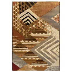 Teppich AURORA braun/multi (BL 160x235 cm) - BL 160x235 cm