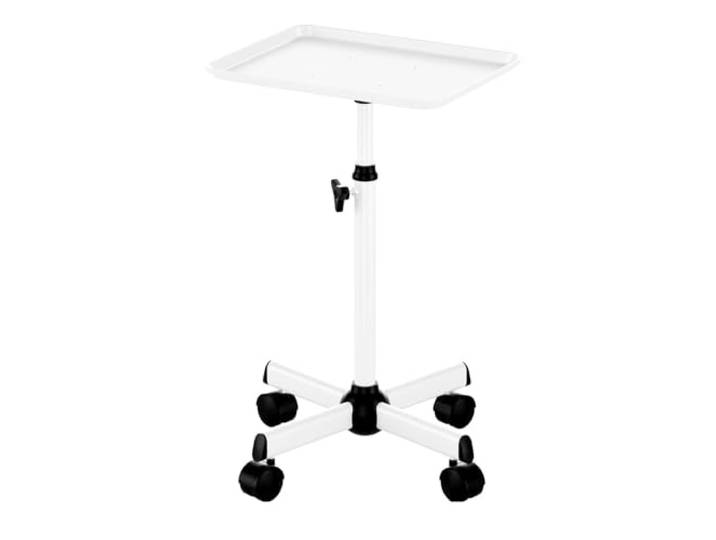 CHUNXVLI Mobiler Friseurwagen Salontablettwagen Rolltablett Spa-Tablett Höhenverstellbares Salontablett Auf Rädern Friseursalonwagen Salon Ausstattung(White)