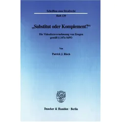 »Substitut oder Komplement?«, Fachbücher von Patrick J. Rieck