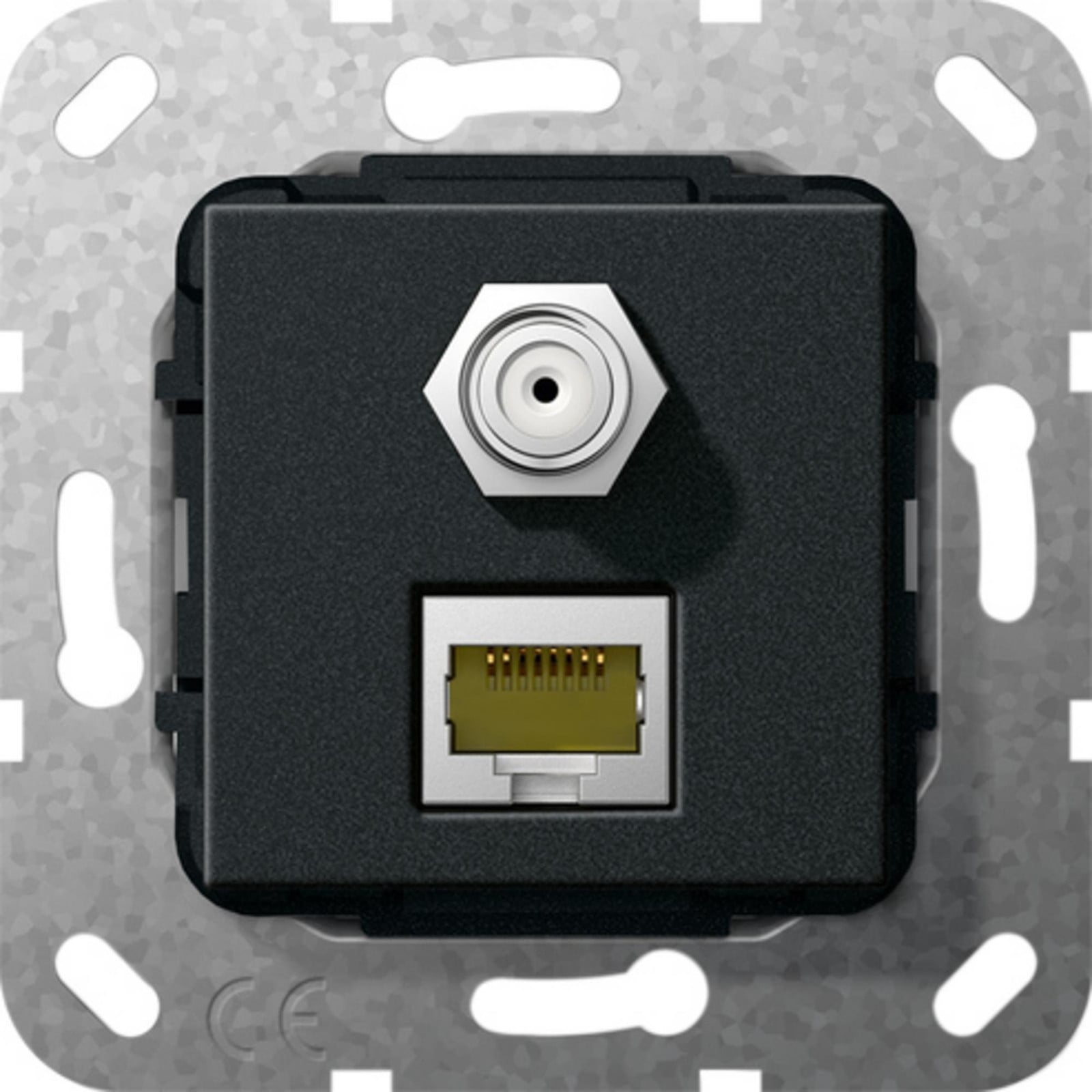 Gira RJ-45 Type Connector Zwart 569710