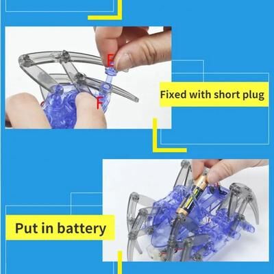 Uplift Picks Kids Electric Robot Spider DIY STEM Assembly Toy no Box