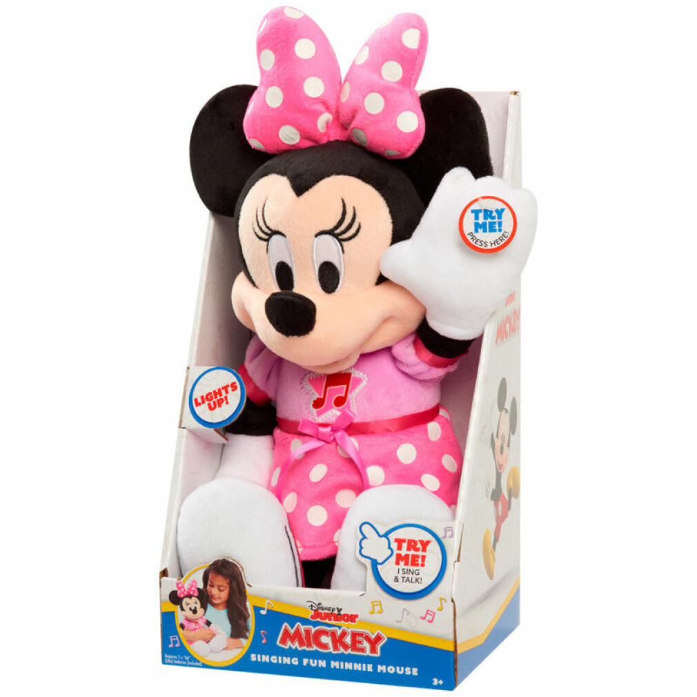 Just Play Disney Minnie knuffel met geluid - Pluche