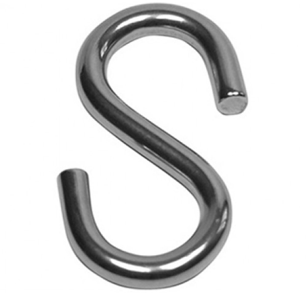 Open S-haak 6,0 mm – 53 mm – RVS AISI 316