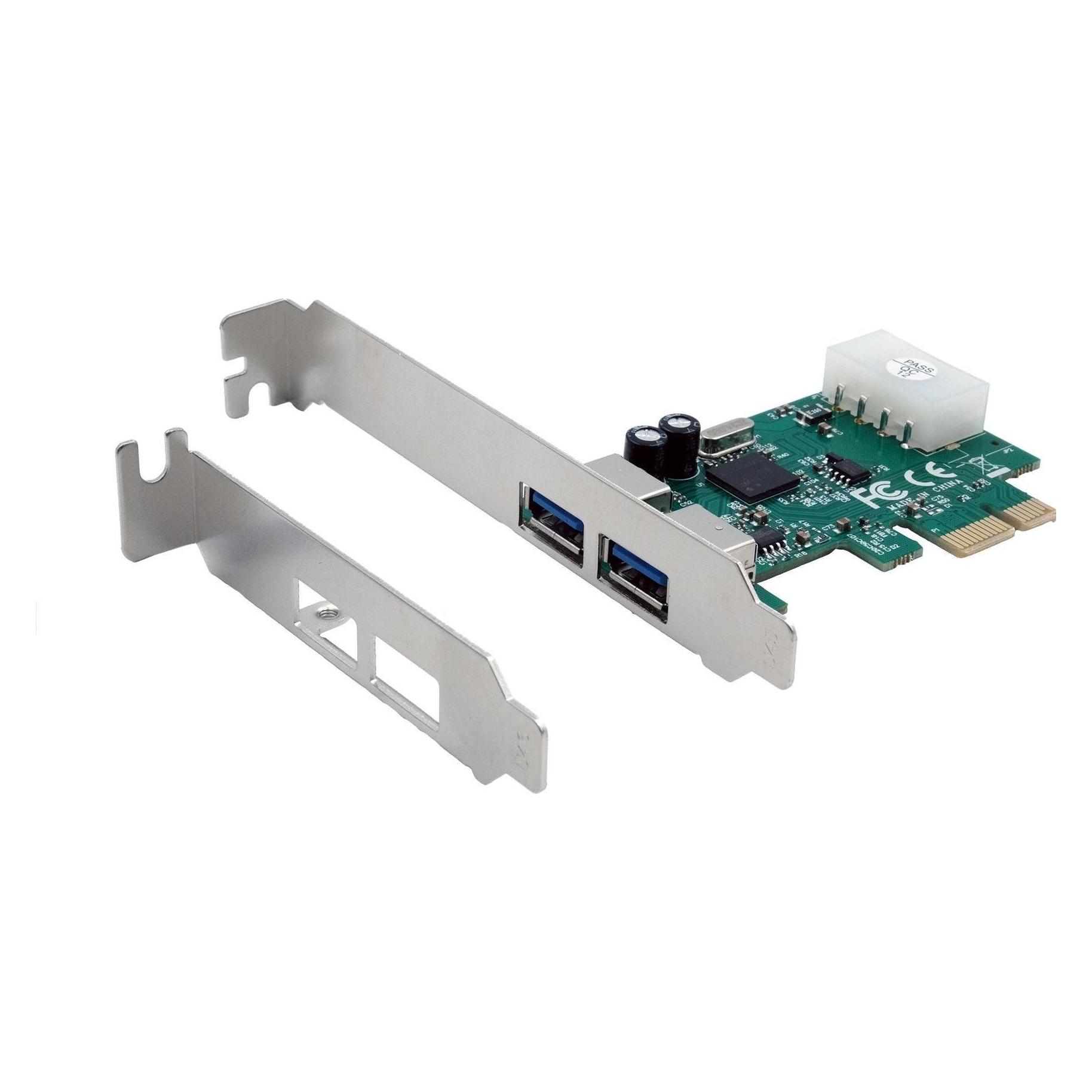 Exsys GmbH PCIe USB 3.2 Gen 1 Karte mit 2 Ports (NEC Chip-Set) (EX-11042)