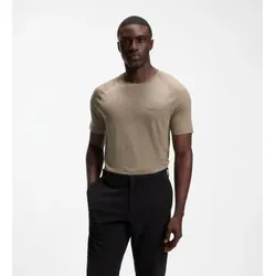 BOSS für Herren. 50569912 Hellbraunes T-Shirt (L), Lässig, Baumwolle, Kurzarm