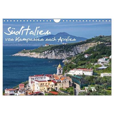 Süditalien - Von Kampanien nach Apulien (Wandkalender 2026 DIN A4 quer), CALVENDO Monatskalender
