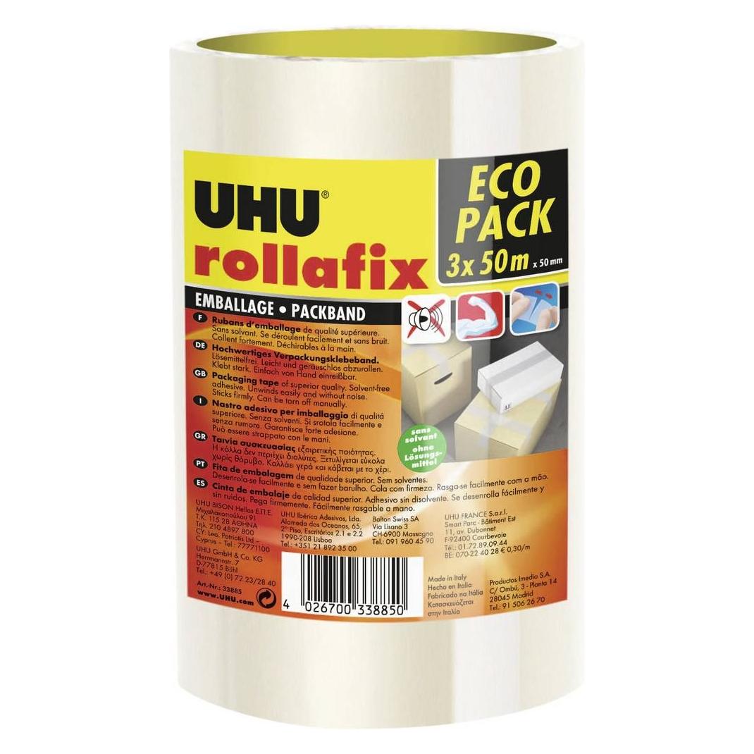 UHU Rollafix 33885 Klebeband Transparent 3 St. (33885)