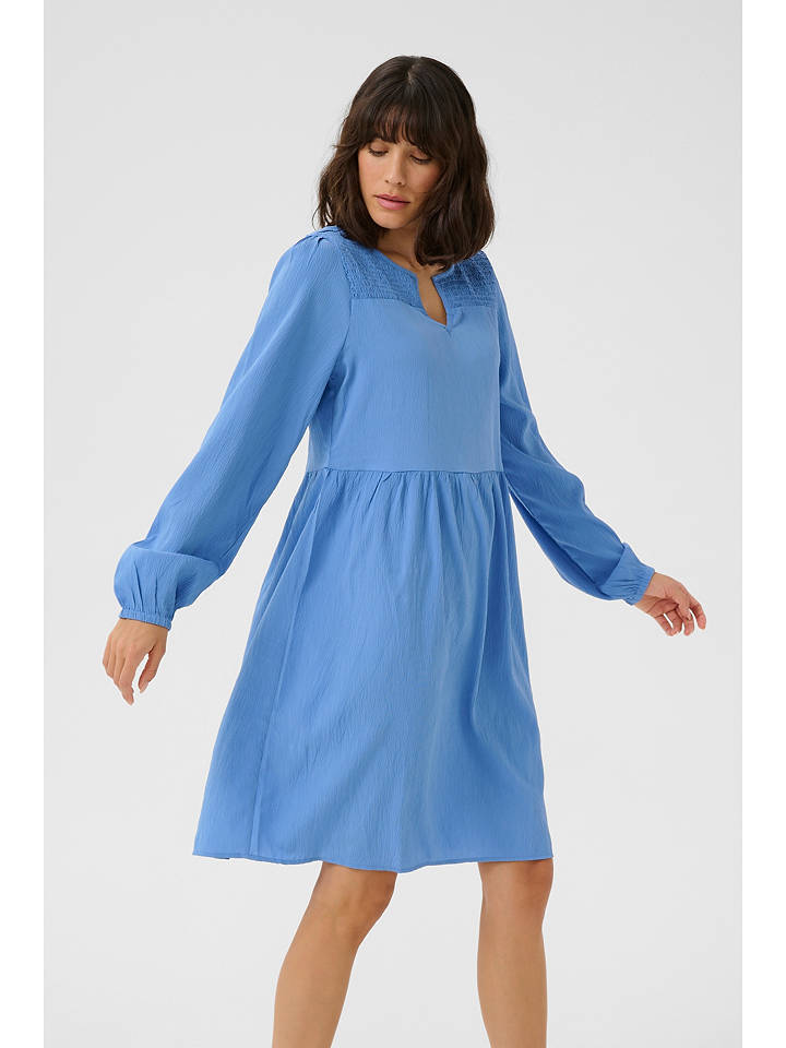 Kaffe Kleid in Hellblau - 38