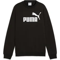 PUMA ESSENTIALS No. 1 Logo Sweatshirt Jungen | Gr. 128 | schwarz - schwarz