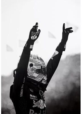 Uplift Essentials Vintage F1 Monaco Racing Poster   Max Verstappen Canvas Wall Art style 2 16 X 24 In
