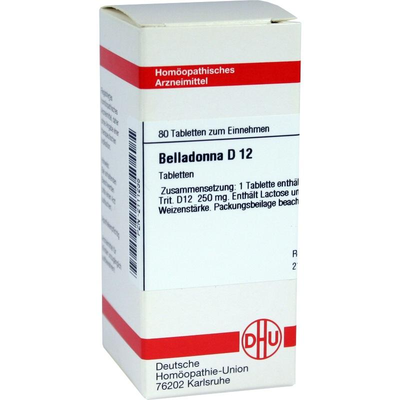 DHU-Arzneimittel GmbH & Co. KG BELLADONNA D 12 Tabletten 80 St 02111235