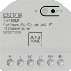 JUNG HOME Puck Power DALI-2 Steuergerät TW mit 2 Binäreingängen