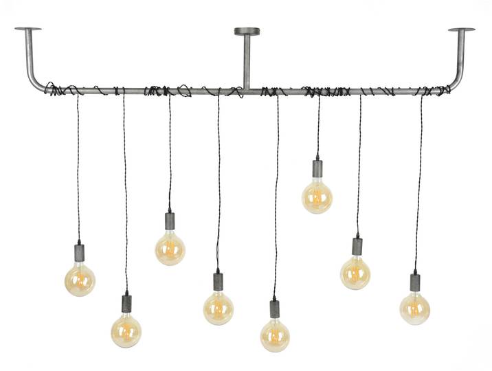 MORANO Hängelampe, Material Metall, Altsilber Finish