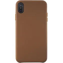 KMP Vegan Leather (Apple iPhone XS), Smartphone Hülle, Braun