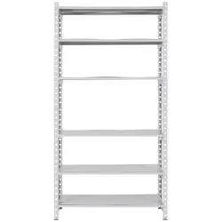 Bi-office Touch Dimension Light Duty Shelving 6 Base 2000X1000mm P600 grau