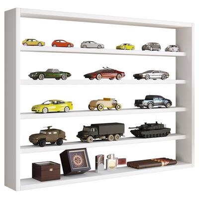 Wandregal VCM "Holz Wandregal Wandvitrine Regal Deko Osado L", weiß, B:80cm T:10cm, Regale, Wandregal