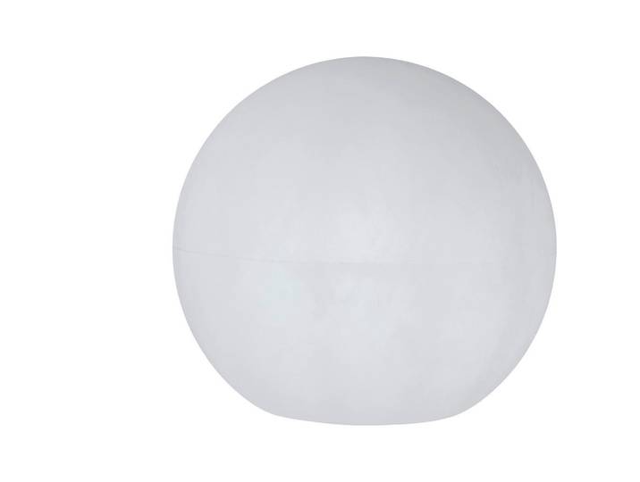 Newgarden Aussenkugelleuchte Buly, Weiß, Transparent, Kunststoff, LED-Leuchtmittel austauschbar, Lampen & Leuchten, Außenbeleuchtung, Außenleuchten