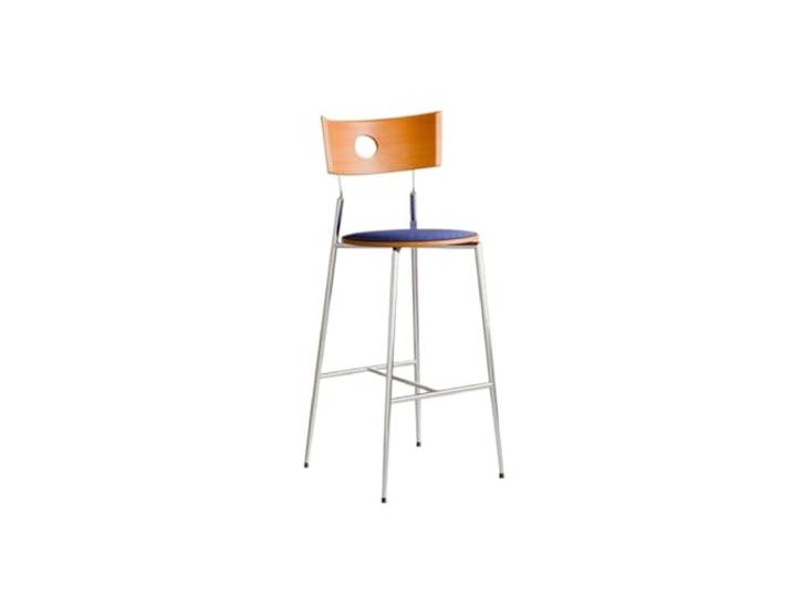 VNCdfhETs Barstuhl Barhocker Mit Rücken- Und Fußstütze, Moderner Frühstücksstuhl for Cafés Barhocker(Light Brown)