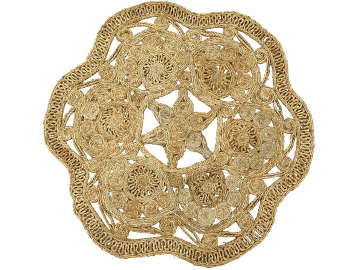 Sisalteppich CARPETFINE Juteteppich Paul , beige (natur), H:13mm Ø:150cm, Jute, Teppiche, Sisalteppich, natürliches Pflanzenmaterial von Hand gewebt, Boho Style