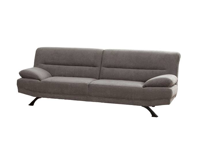 Einzelsofa 3-Sitzer grau 230 cm - BRUNO