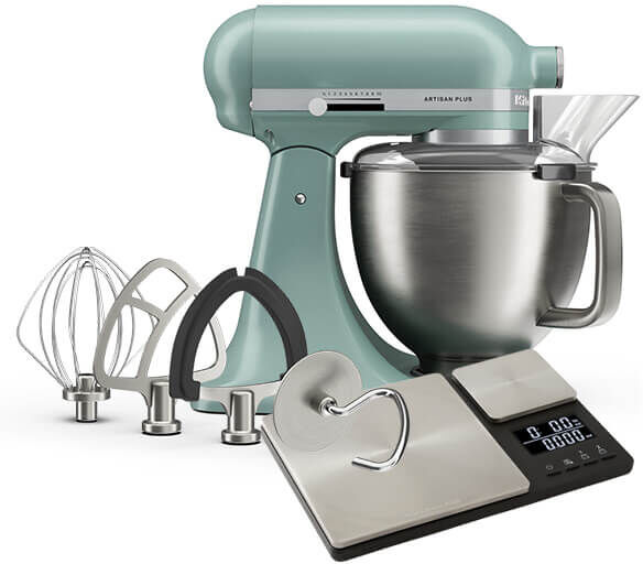 KitchenAid Artisan Plus Mint Julep 4.7L Tilt Head Stand Mixer With FREE Gift