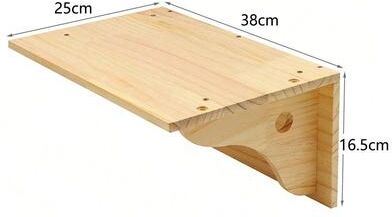 Inspired Living SkyClimb Wall Mounted Cat Shelf Steps With Sisal Scratching Surface d