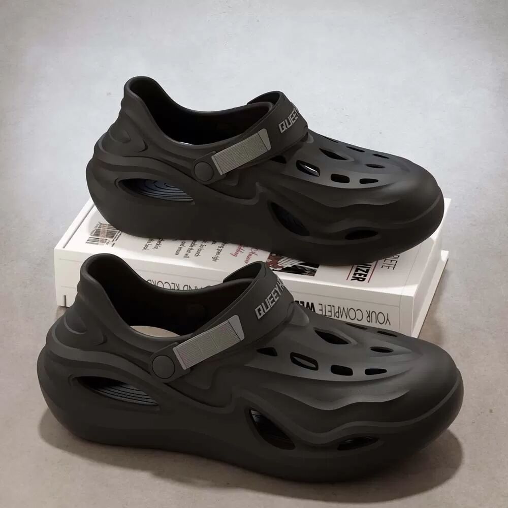 INF Herren Sommer EVA Sport Clogs: Atmungsaktiv, rutschfest & bequem - Ideal für Strand & Freizeit 45