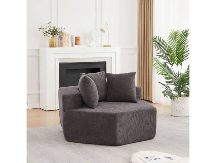 Fauteuil modulable - SOGEU - Hexagonal modulable - Chenille - Antidérapant - 1 place