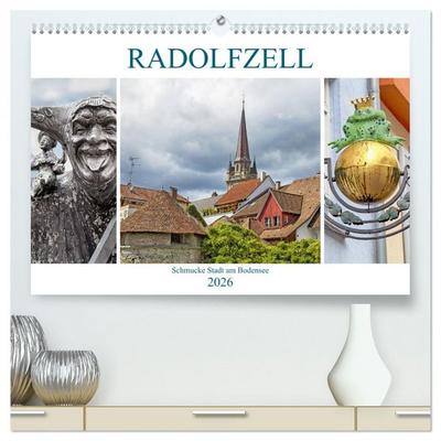 Radolfzell - schmucke Stadt am Bodensee (hochwertiger Premium Wandkalender 2026 DIN A2 quer), Kunstdruck in Hochglanz