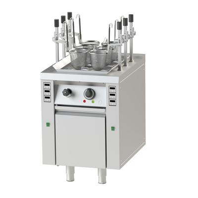 KBS Gastrotechnik Asia Elektro-Nudelkocher für 6 Nudelkörbe 2 Heizzonen mit Auto Lift