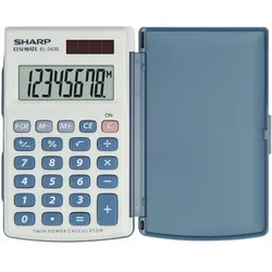 Sharp Taschenrechner EL-243S grau/blau