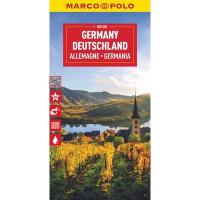 MARCO POLO Reisekarte Deutschland 1:800.000, Sonstige von Marco Polo, MairDuMont, 978-3-8297-3896-5
