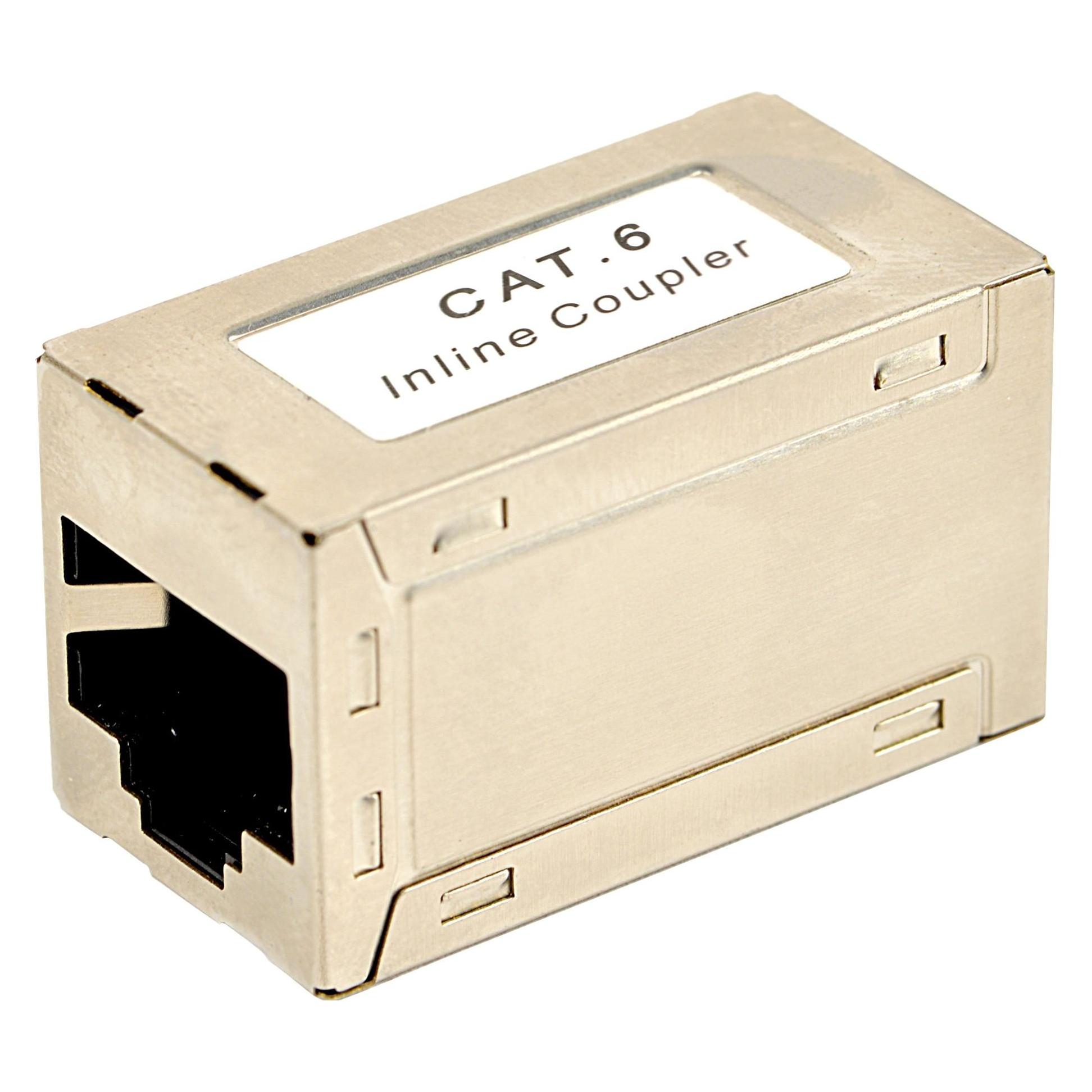 CAT6 LAN-Kupplung, weiss - NCA-LC6S-01 (Winkeladapter) (NCA-LC6S-01)