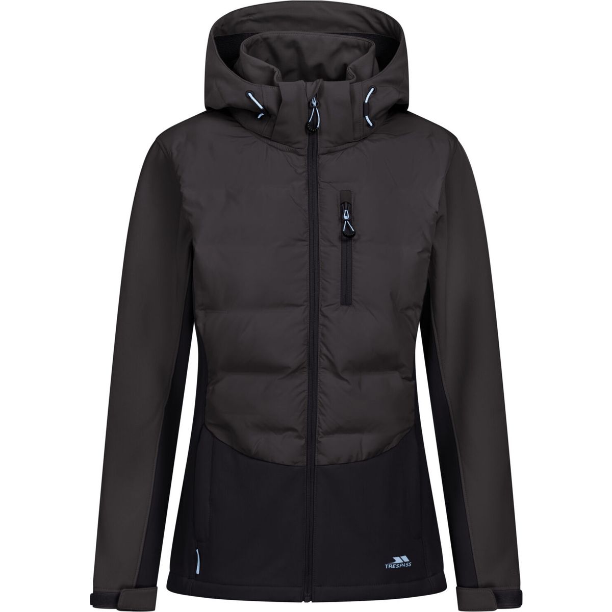 Trespass Scarlet- Female Hybrid Softshell Jacket charcoal (CHA) XXL FAJKHYTR0005_CHA_XXL