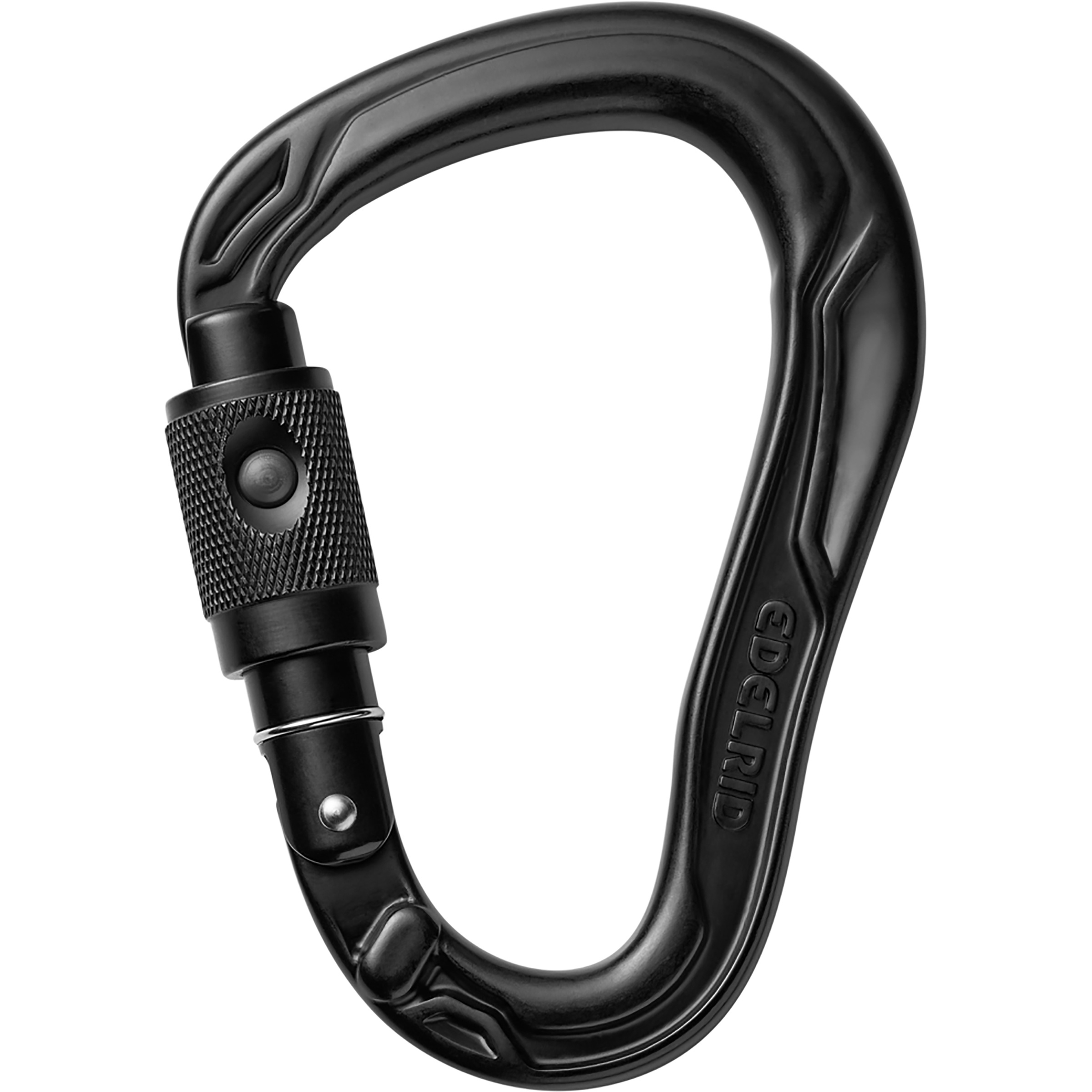 Edelrid HMS Bullet Permalock Karabiner Karabiner schwarz Alpinklettern | Sportklettern