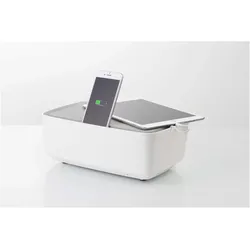 KMP Protective Box (3 Ports), USB Ladegerät, Weiss