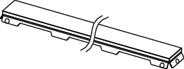 TECE grille TECE 601092 TECEdrainline verre noir 1000mm Inox poli