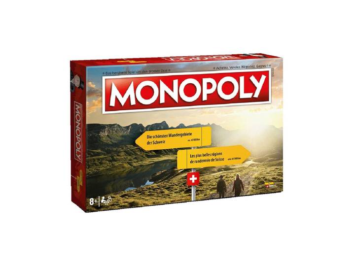 Hasbro Monopoly Die schönsten Wanderwege der Schweiz