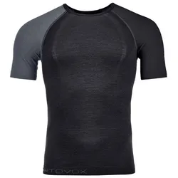 Ortovox Herren Short Sleeve 120 Comp light, schwarz - L - L