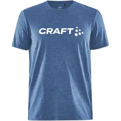 CRAFT Community Logo T-Shirt Herren 346200 - club cobolt melange 3XL