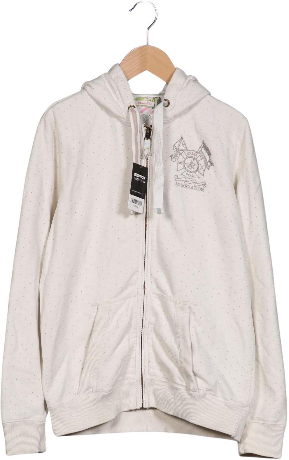 Joules Damen Kapuzenpullover, Cremeweiß, Gr. S, Baumwolle - Second Hand